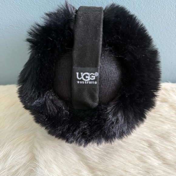 UGG Accessories - UGG Faux Fur Black Ear Muffs